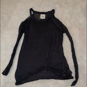 CHASOR Long Sleeve Cold Shoulder